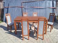 Grajewo ogłoszenia: Witam sprzedam stół 180x 80/ 200x80 do jadalni + 6 krzeseł stan... - zdjęcie