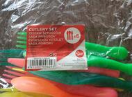 Grajewo ogłoszenia: Sprzedam miseczkę plastikową i sztućce plastikowe widoczne na... - zdjęcie