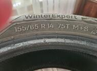Grajewo ogłoszenia: Sprzedam opony zimowe 155/65 R14 zakupione pod koniec zeszłego... - zdjęcie
