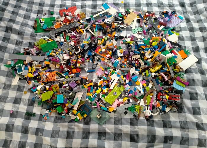 Grajewo ogłoszenia: Sprzedam klocki LEGO mix waga 3,3 kg cena za całość 535030734
