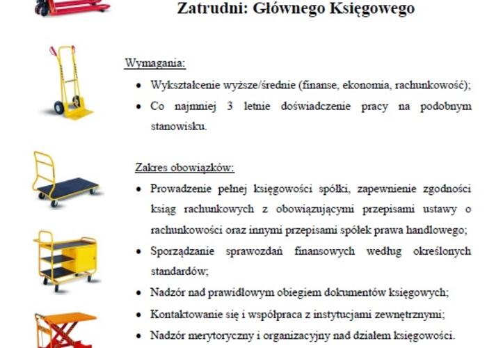 Grajewo ogłoszenia: ZAKREM GRAJEWO zatrudni głównego księgowego.
Zadzwoń: 86 272...