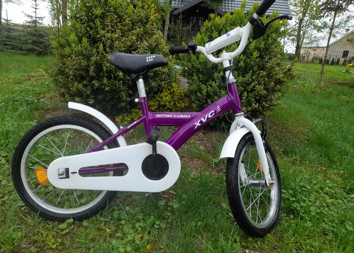 Grajewo ogłoszenia: Sprzedam rower dziecięcy. Koła 16 cali. Hamulec w pedalach...