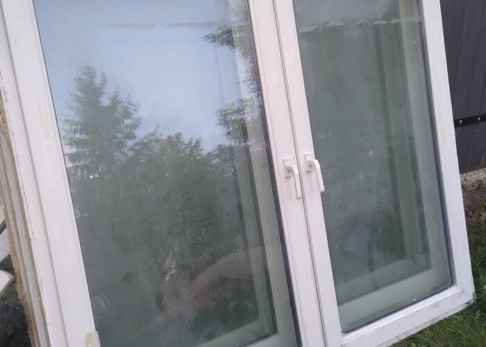 Grajewo ogłoszenia: Sprzedam białe okna plastikowe z demontażu 155x177 szer. 8 szt