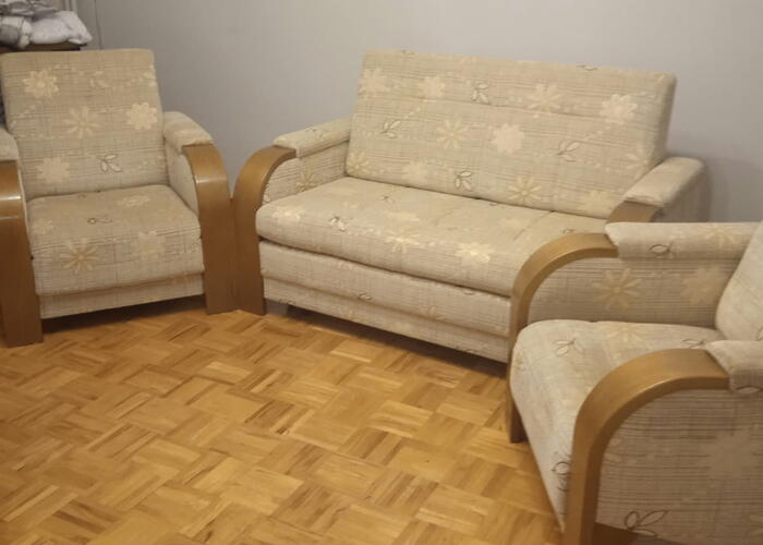 Grajewo ogłoszenia: Sprzedam zestaw wypoczynkowy sofa  rozkładana  i dwa fotele