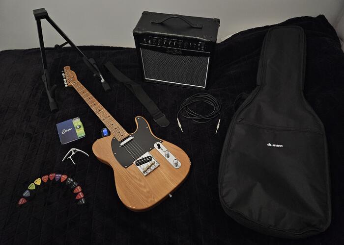 Grajewo ogłoszenia: Gitara elektryczna - Harley Benton TE-52 Vintage Series + HB-20R +...